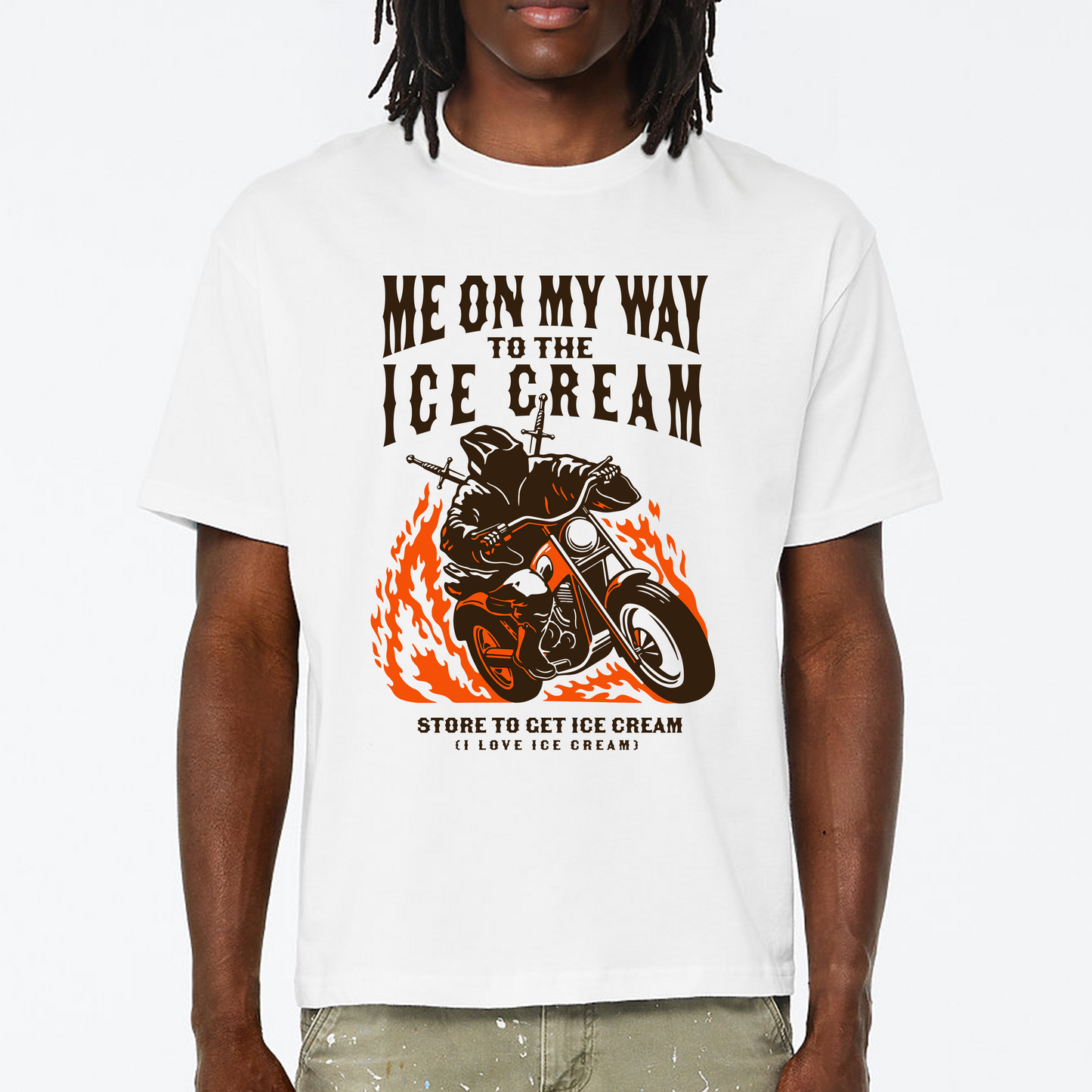ice cream store tshirt