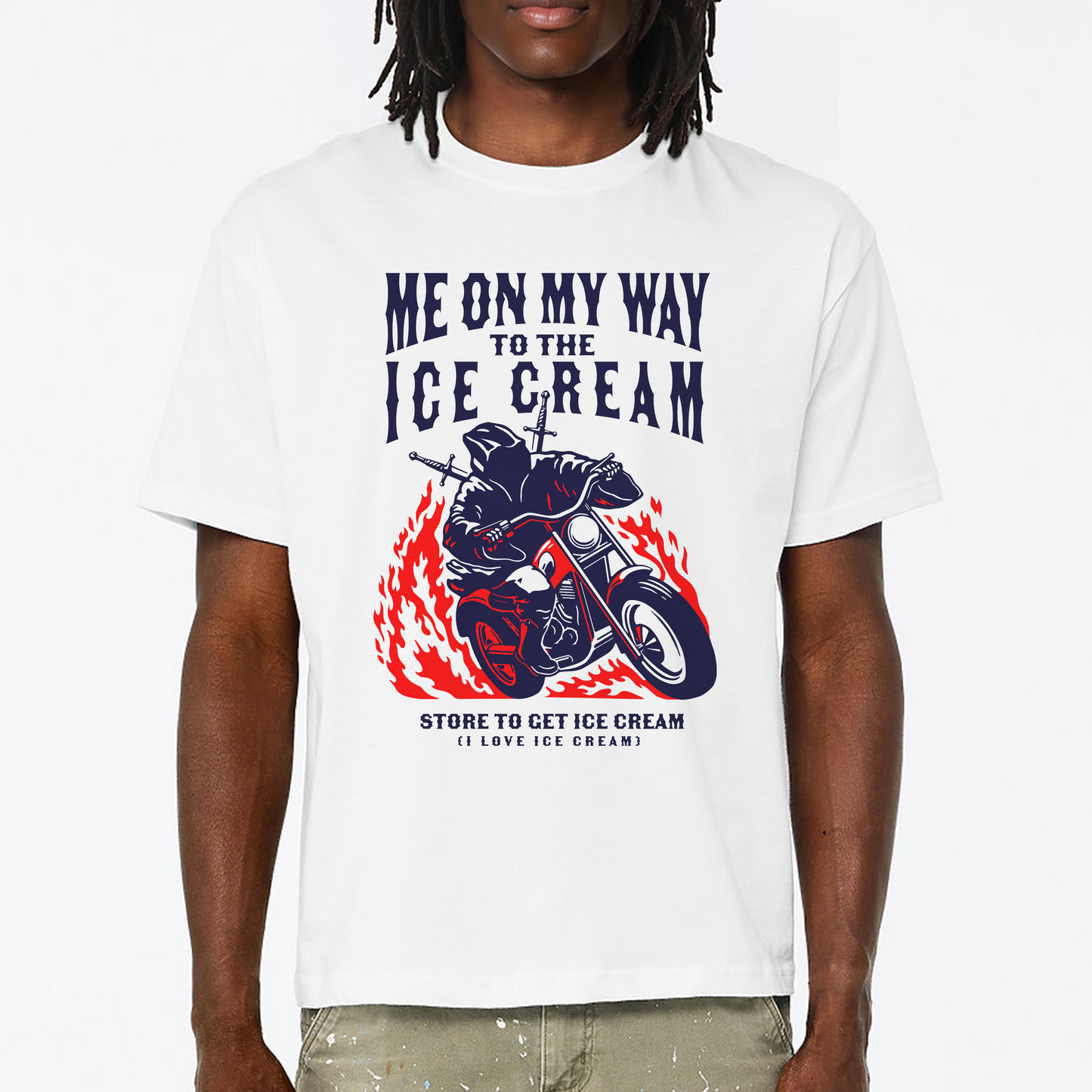 ice cream store tshirt